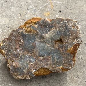 Raw Sandstone Rock With Quartz & Chert Flint Deposits Remote TN Mountains